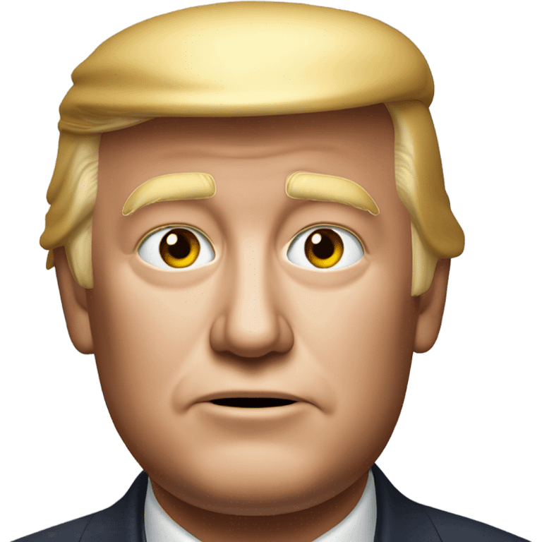 Donald trump photorealistic emoji