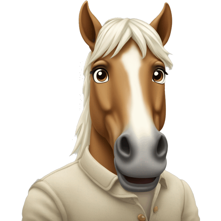 Horse giving a thumbs up ￼ emoji