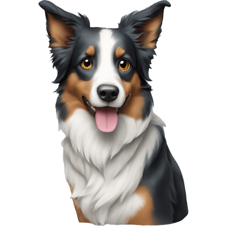 boarder collie blue healer  emoji