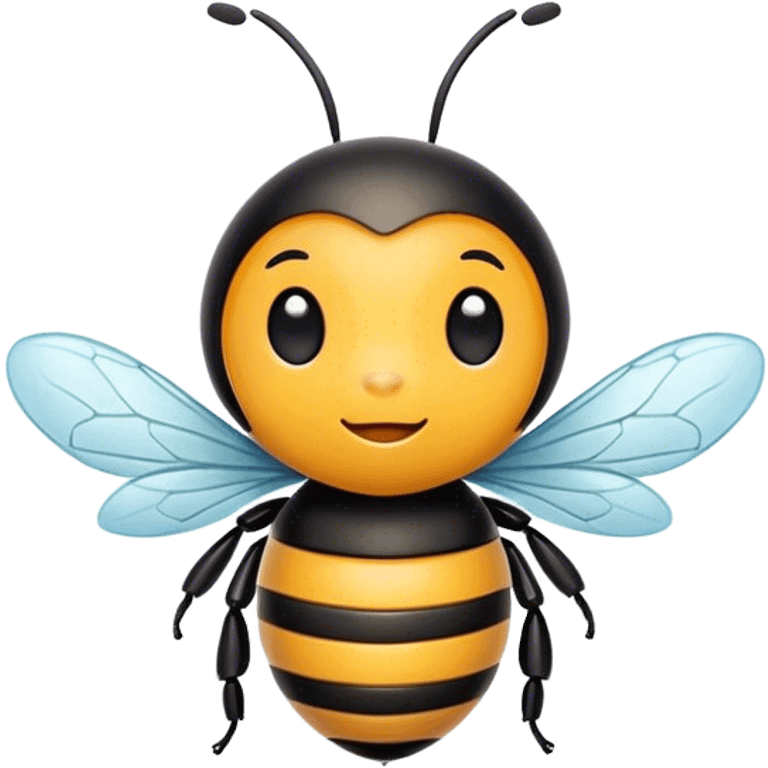 Cute little bee emoji