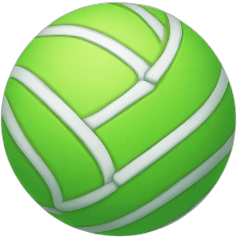 Balle de tennis verte emoji