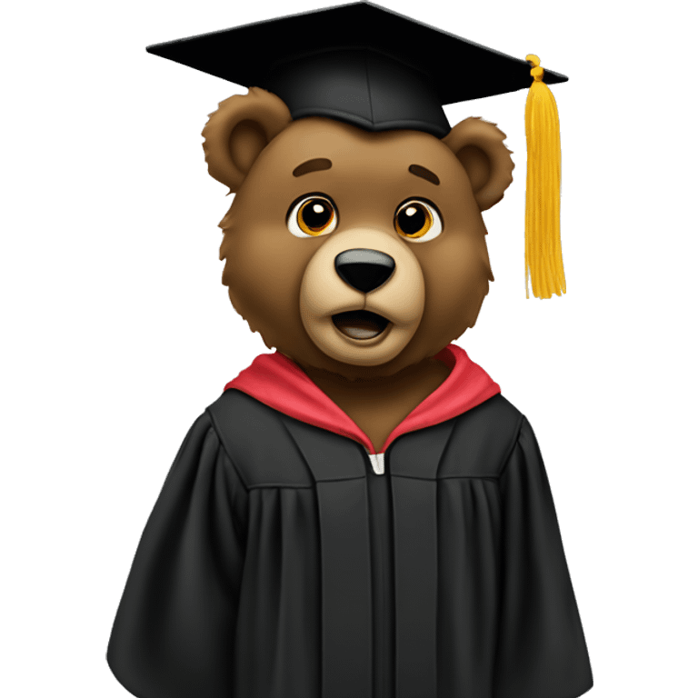 the kanye west graduation bear emoji