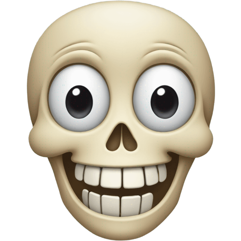 Happy skeleton  emoji