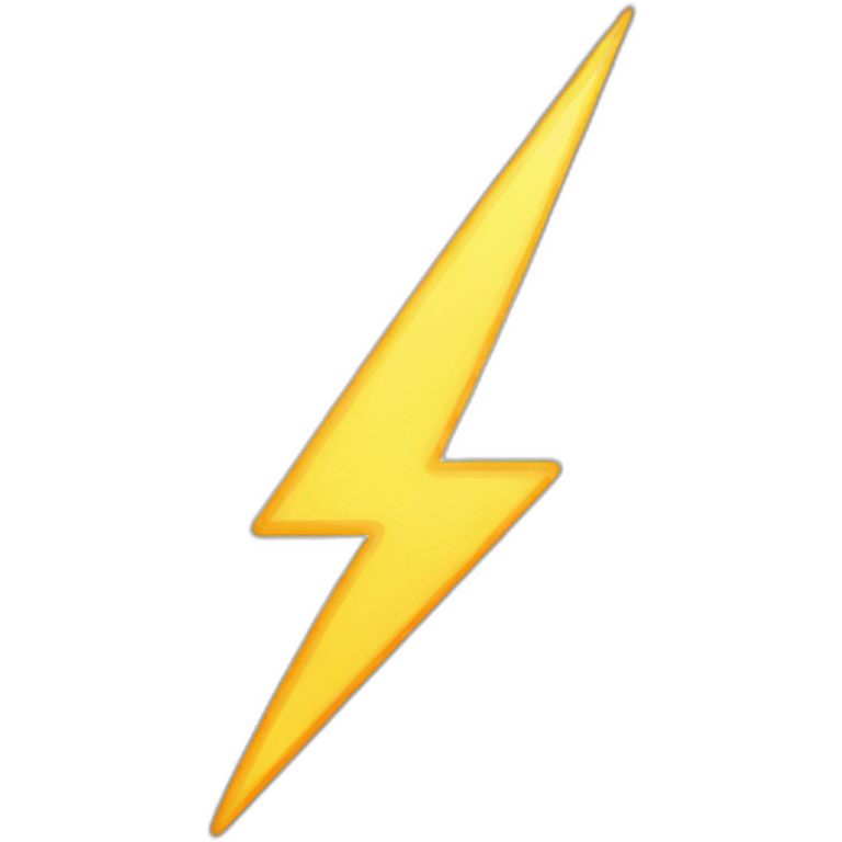 Lightning bolt emoji