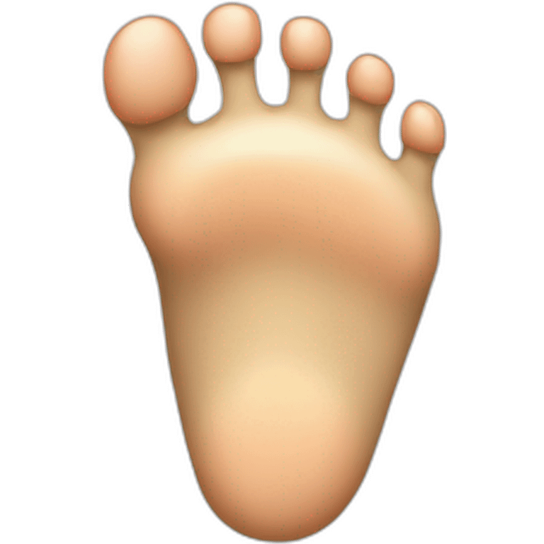 hairy foot emoji