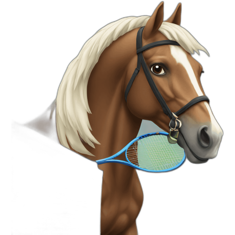 mr horse tennis emoji