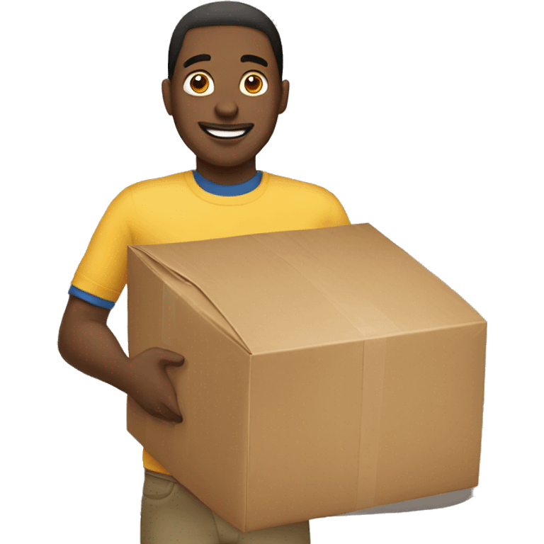 man taking package emoji