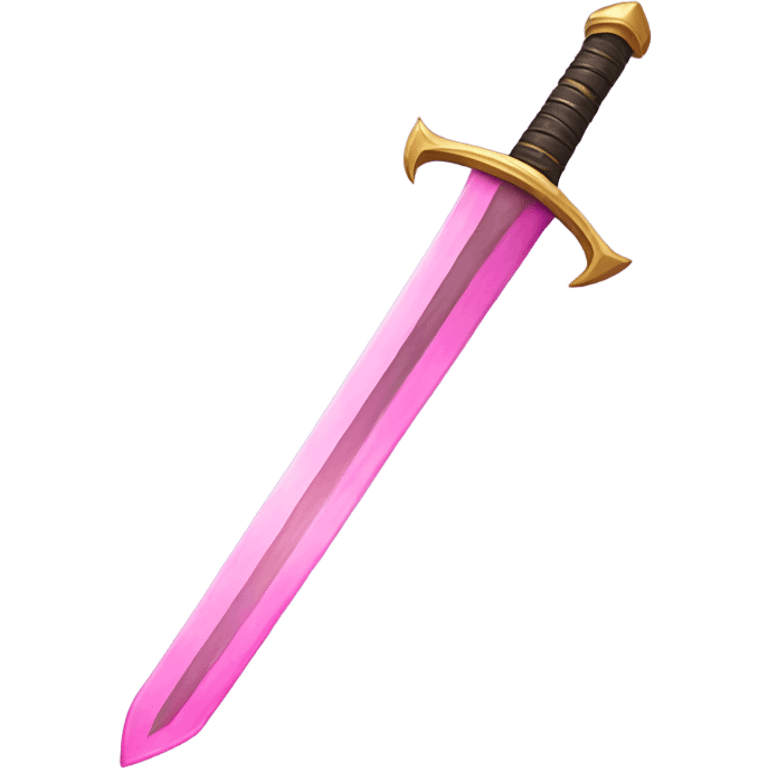 pink sword emoji