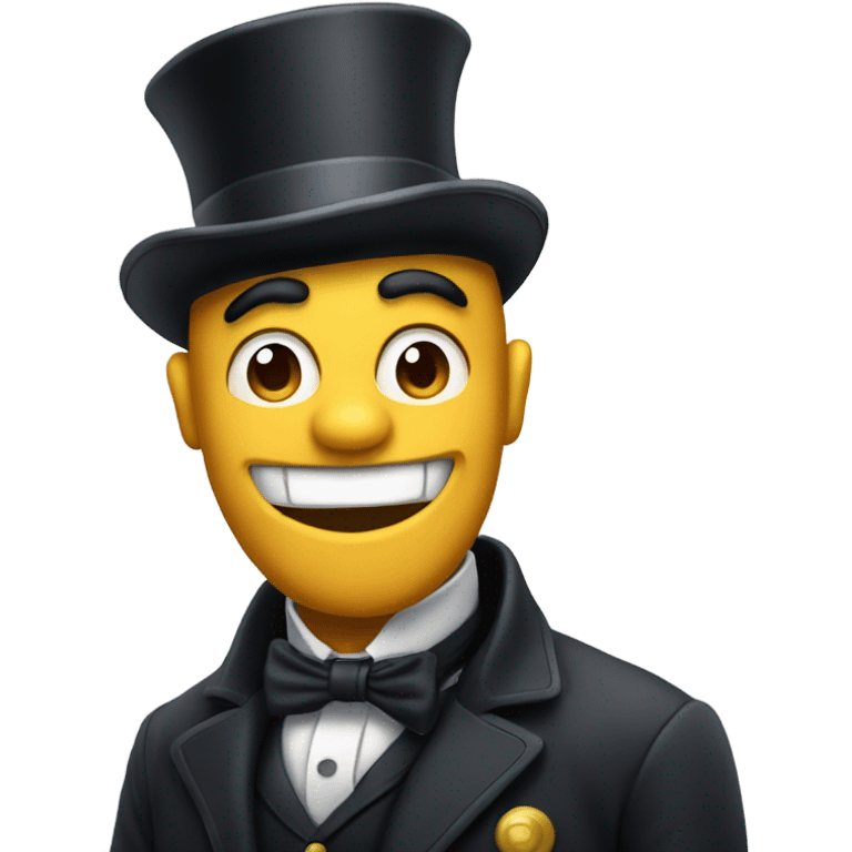 hark with tophat emoji