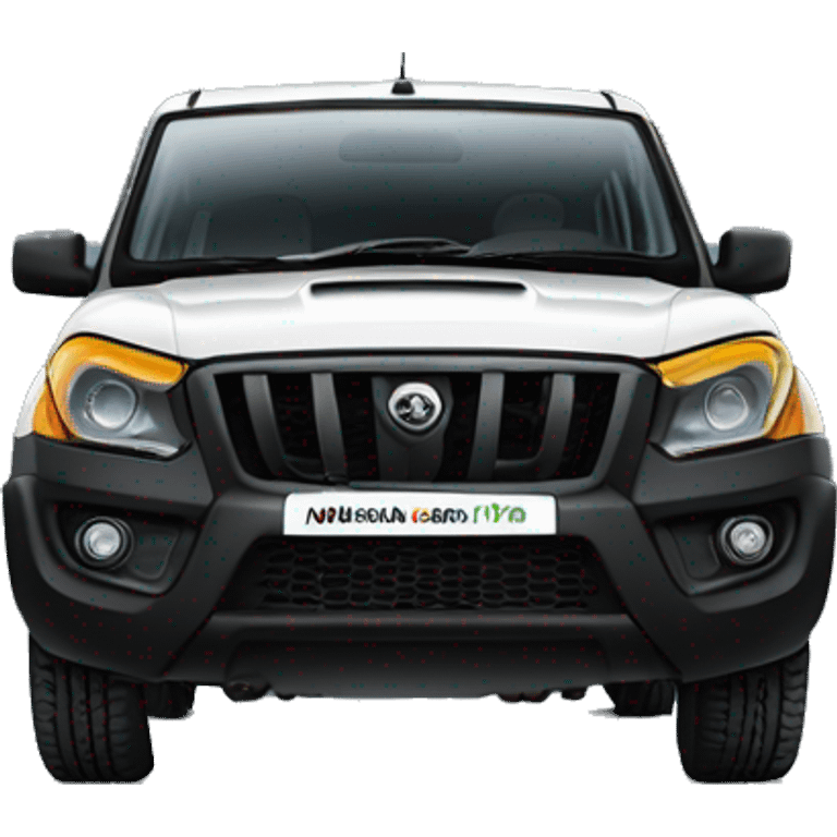 Mahindra black Scorpio emoji