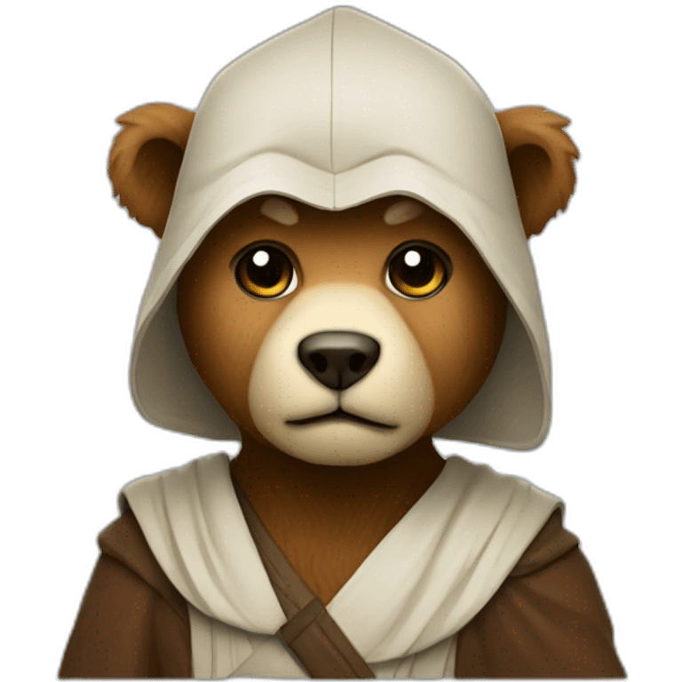 A jedi bear emoji