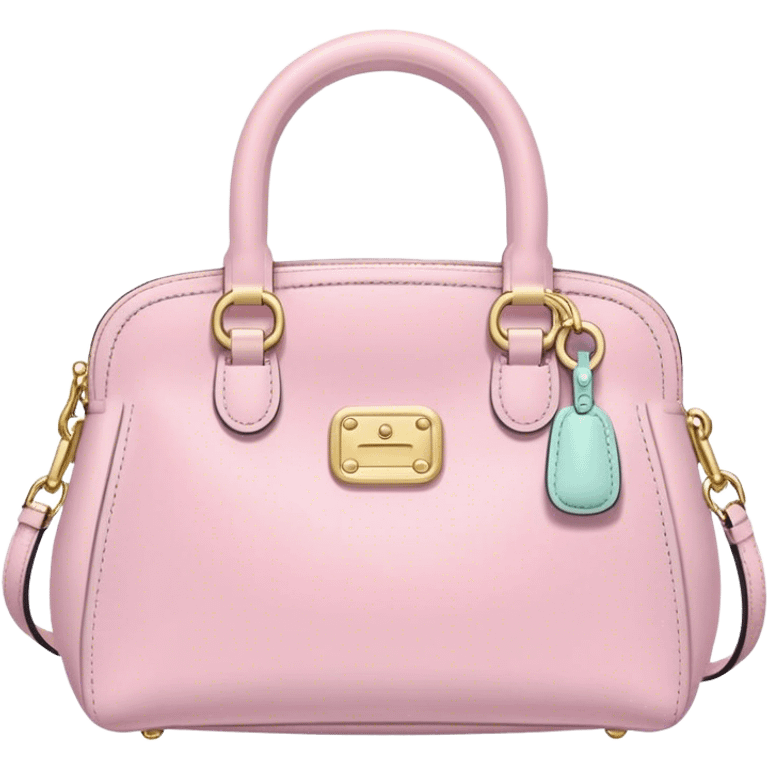 pastel coach purse emoji