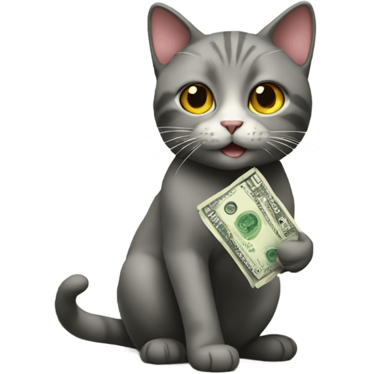 cat with money  emoji