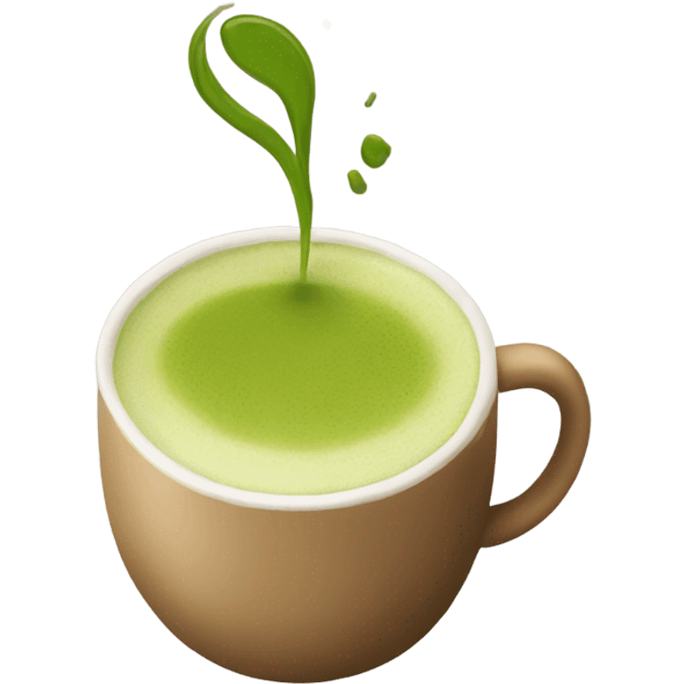 Matcha latte  emoji