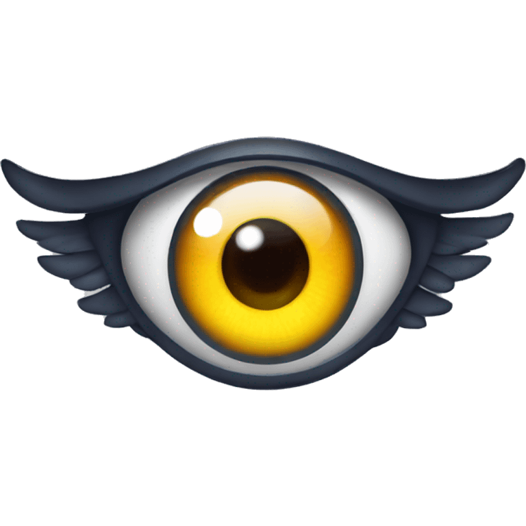 eye with wings and rings  emoji