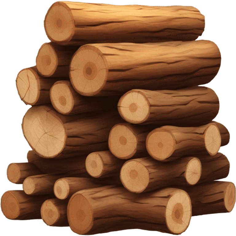 Wood pile emoji