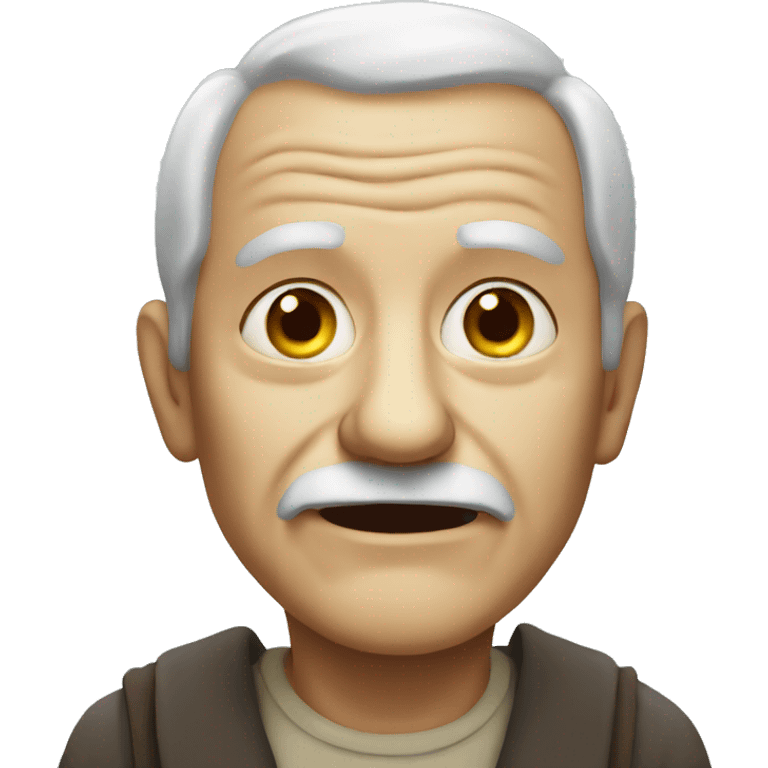 Creepy old man emoji