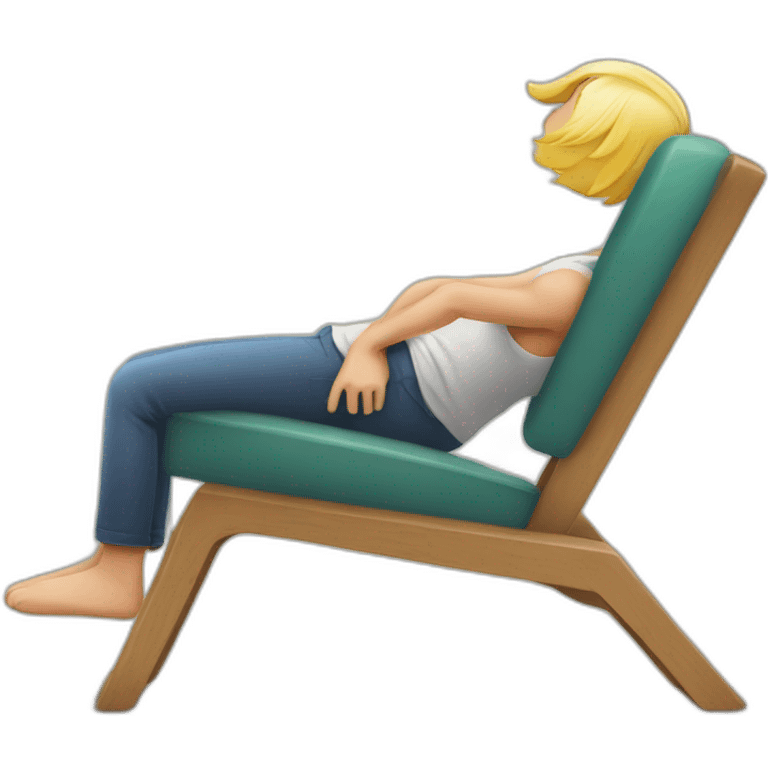 Chair doing pushups emoji