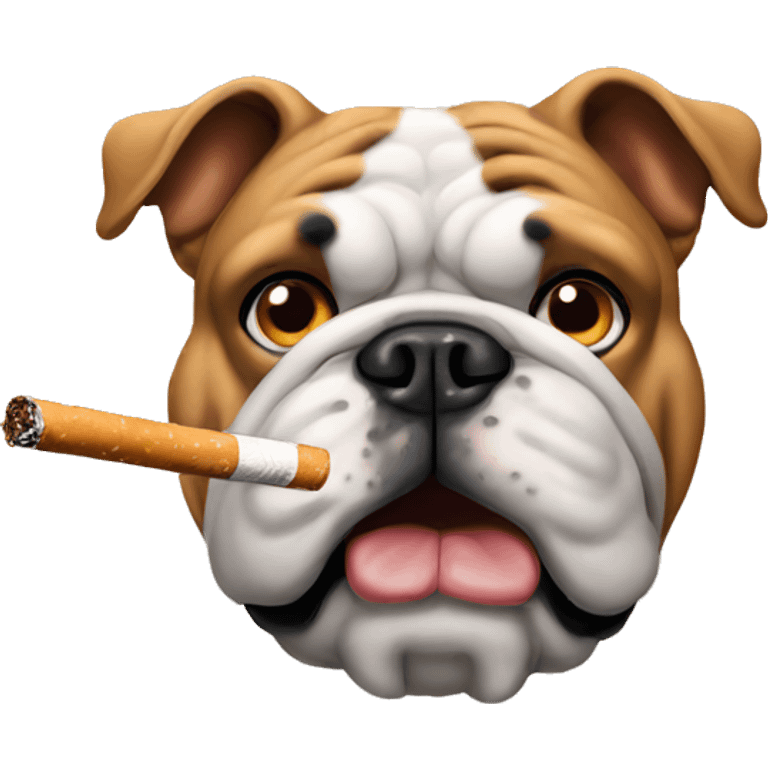 Bulldog cigarettes  emoji