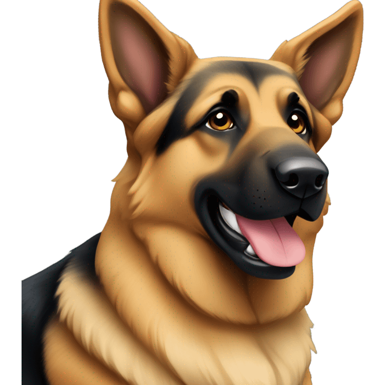 german shepherd  emoji