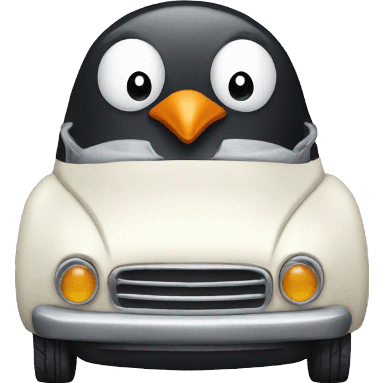 penguin-car emoji