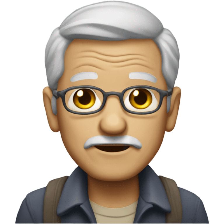 Old man walker emoji