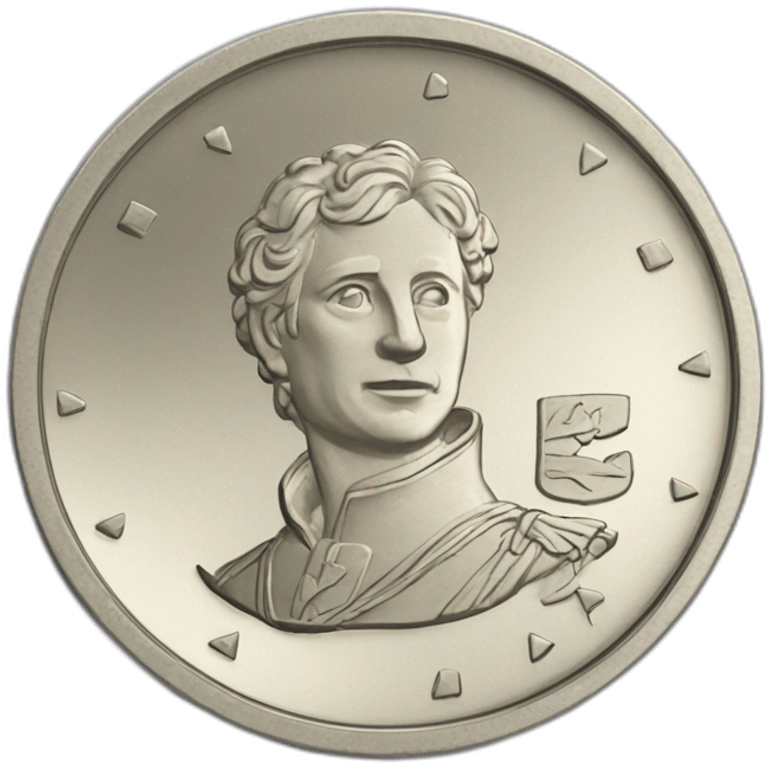 Latvian coin lats emoji