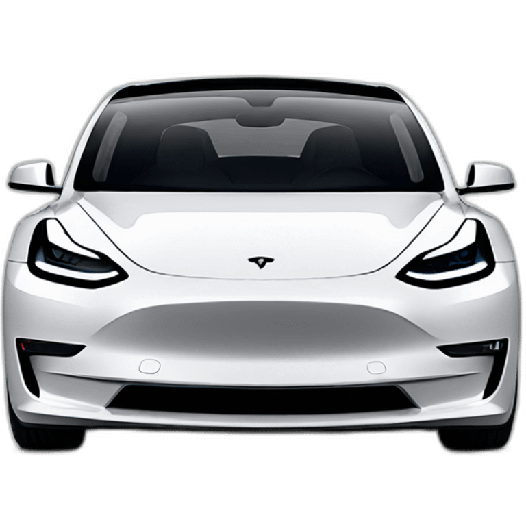 Tesla model 3 front emoji