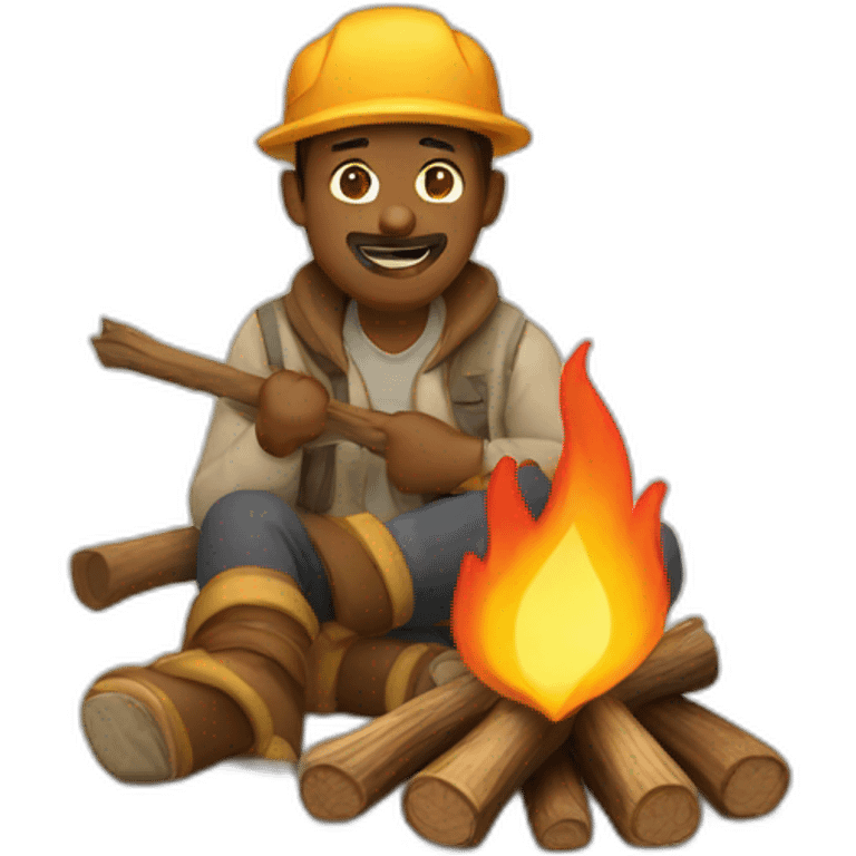 campfire man emoji