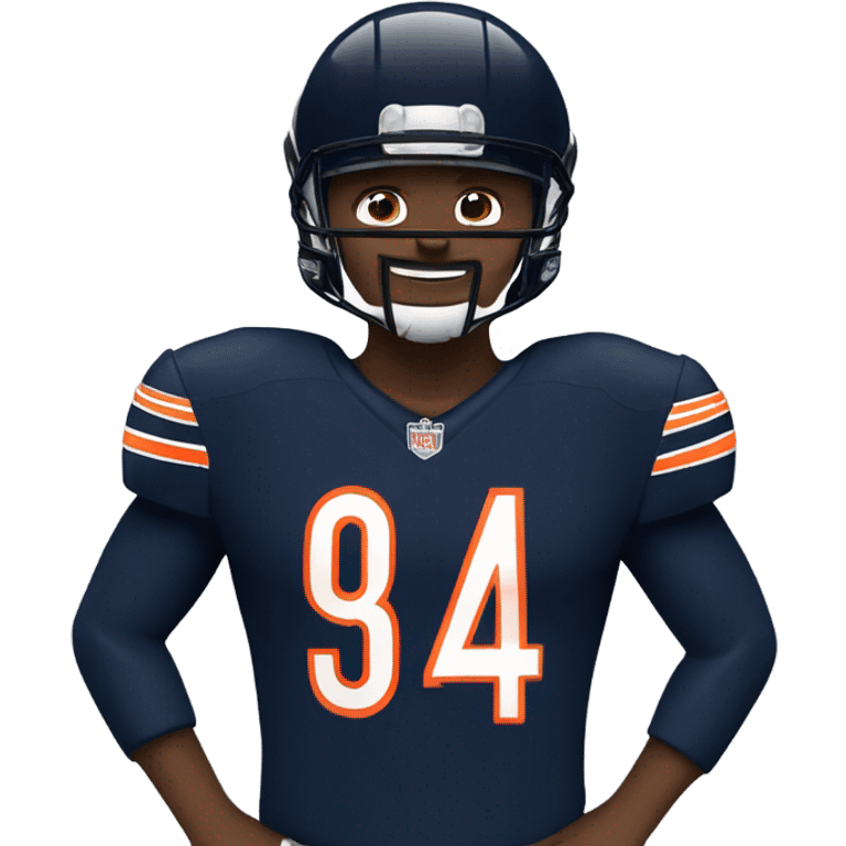 Chicago bears player emoji