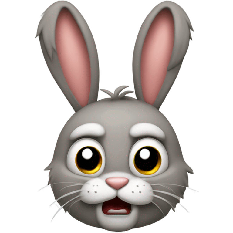 Bunny angry emoji