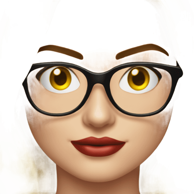 :Margot Robbie: glasses  emoji