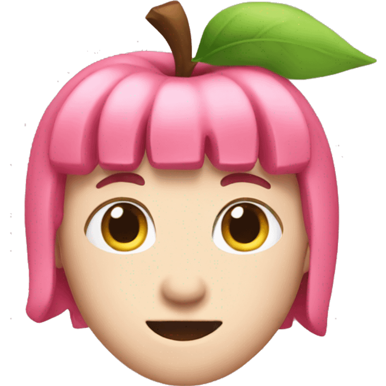 Link pink apple emoji emoji