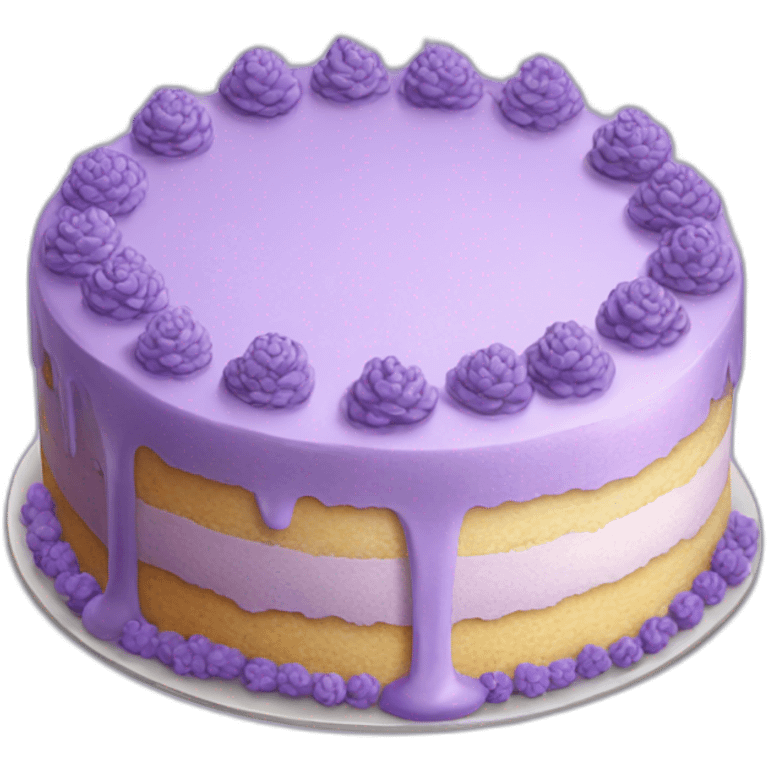 Lavender cake emoji