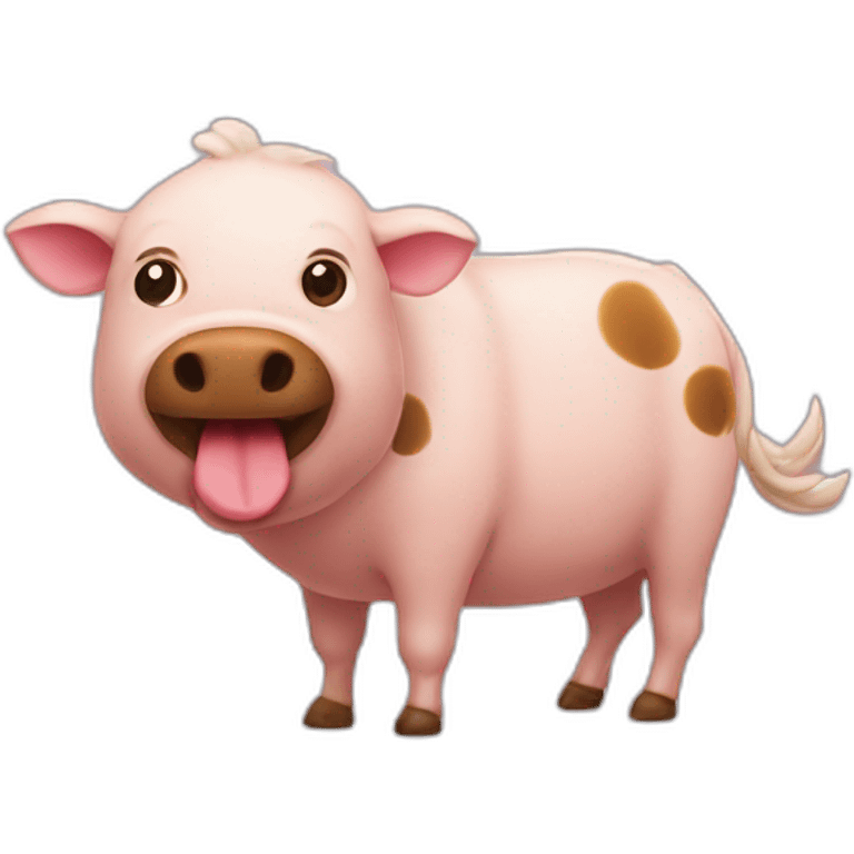 Un cerdo borracho emoji