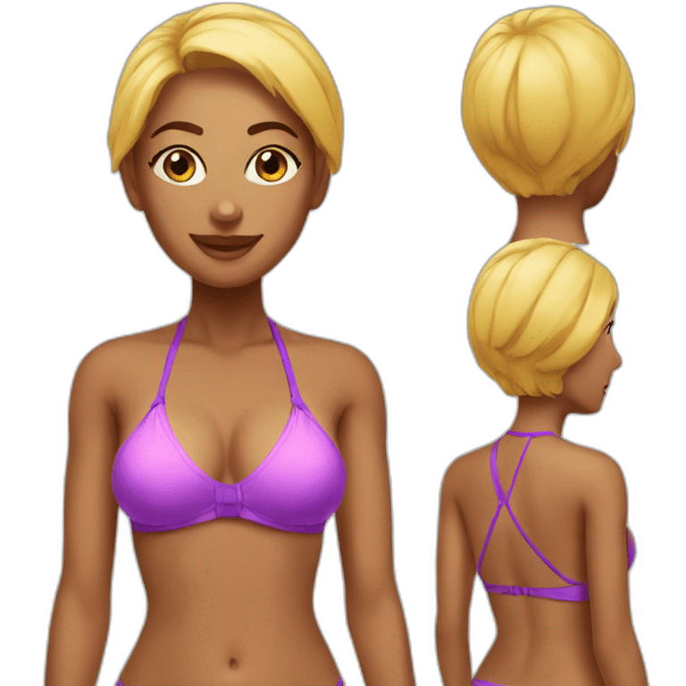 woman in bikini emoji