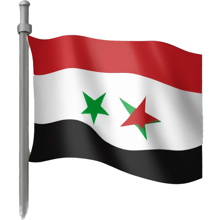 Independent Syria flag emoji