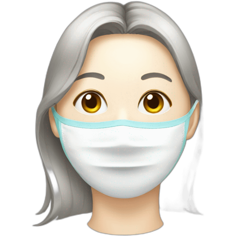 Face mask korean emoji