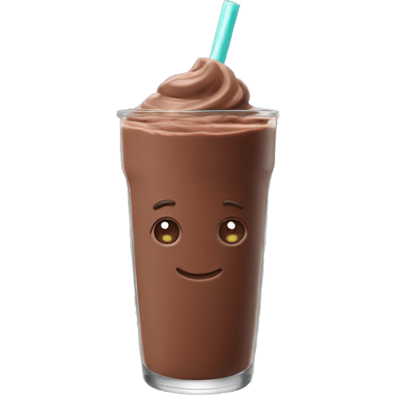 chocolate smoothie emoji