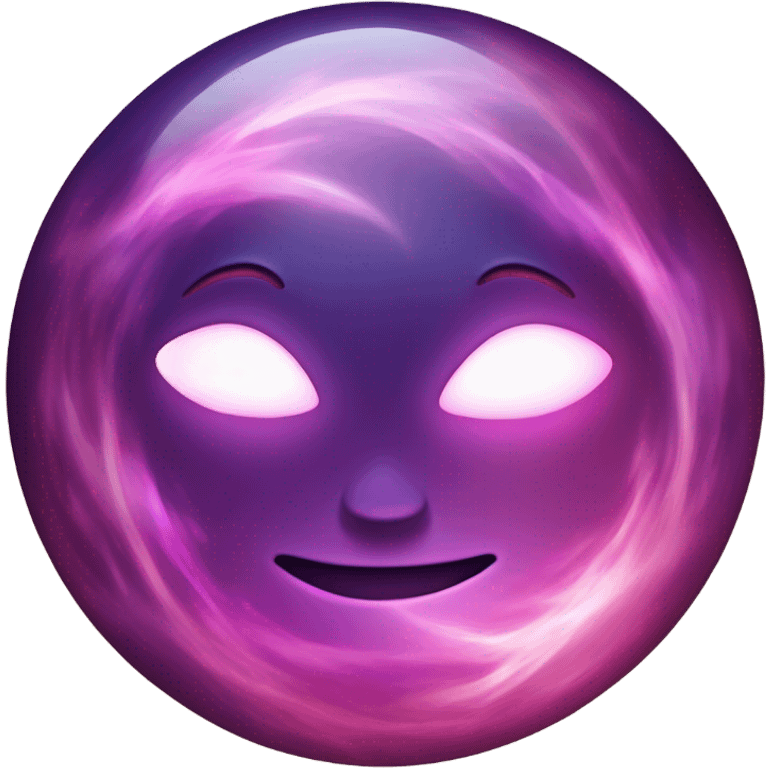 Aura orb pink and purple  emoji