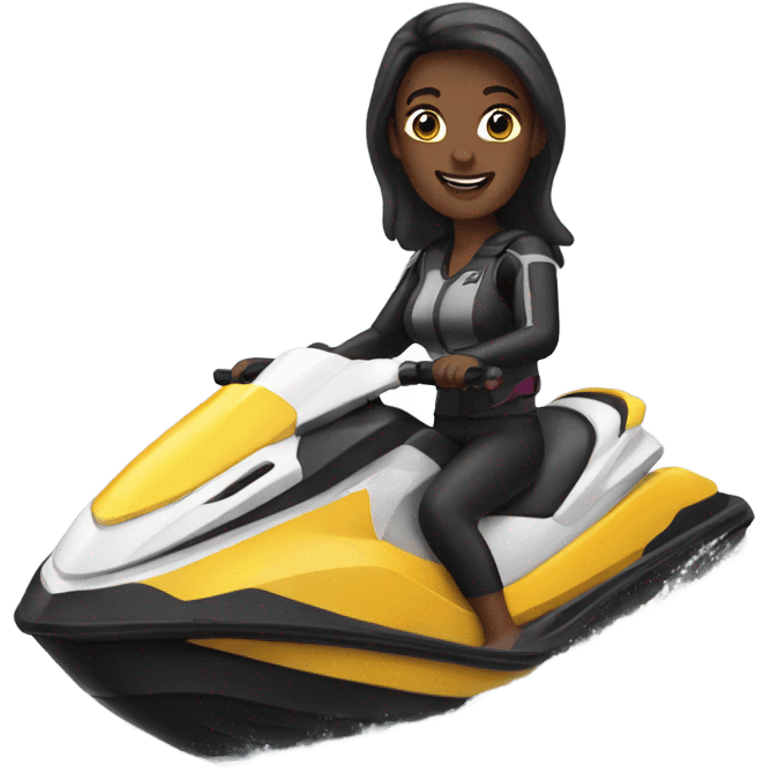 woman on jetski  emoji