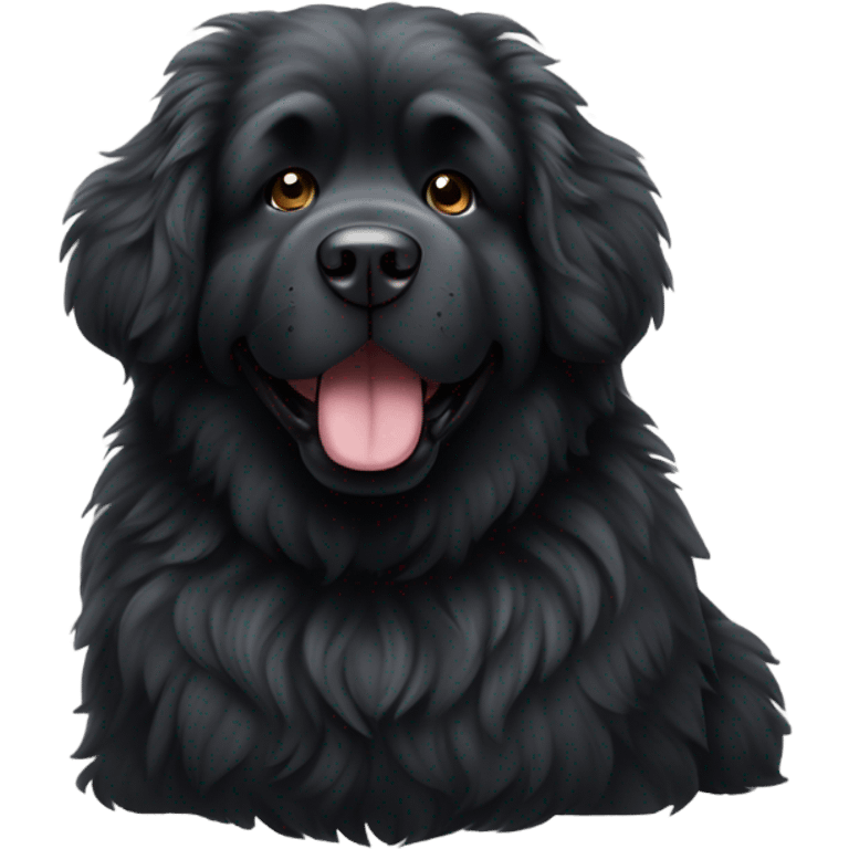 Newfoundland dog emoji