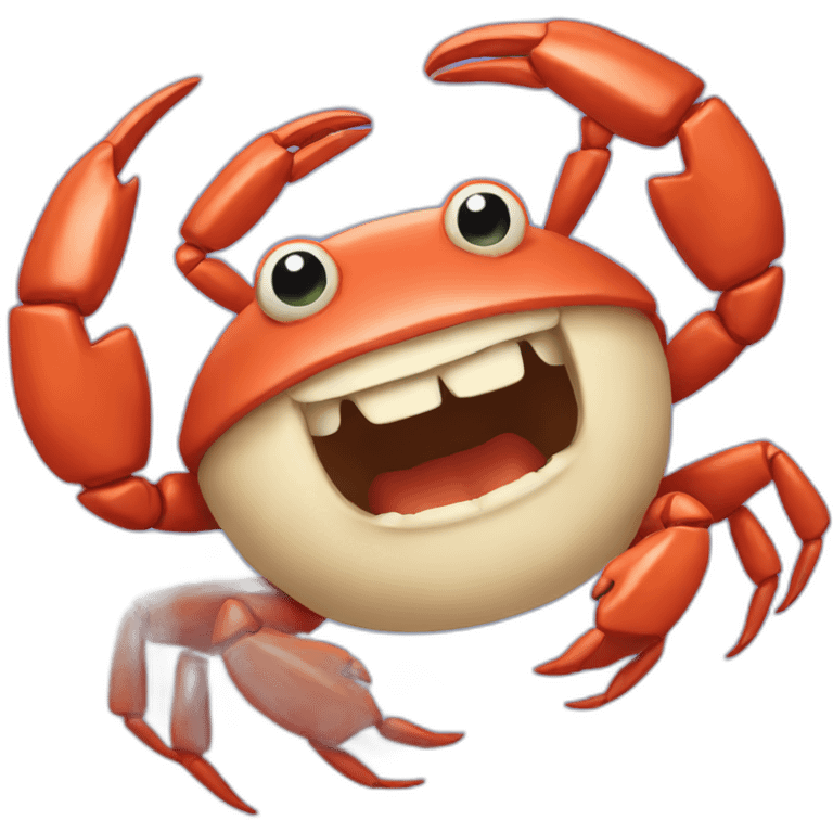 Crab rave emoji