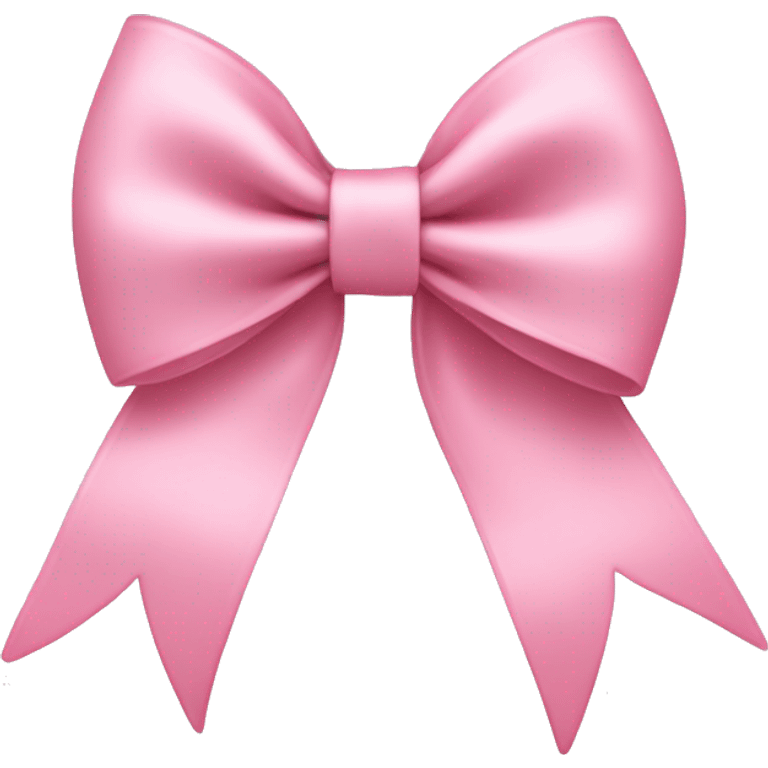 light pink bow on light pink bow emoji