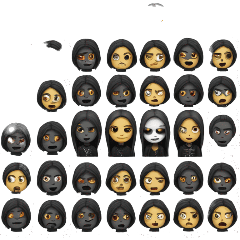 goth emojis emoji