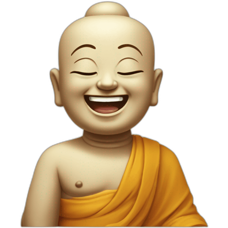 Laughing budhha emoji