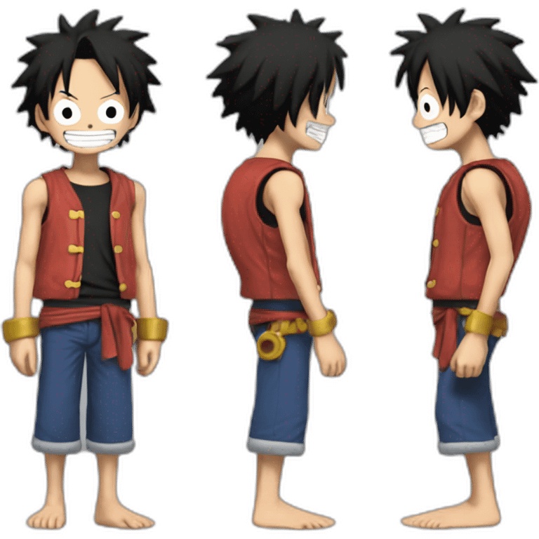 Luffy tank man emoji