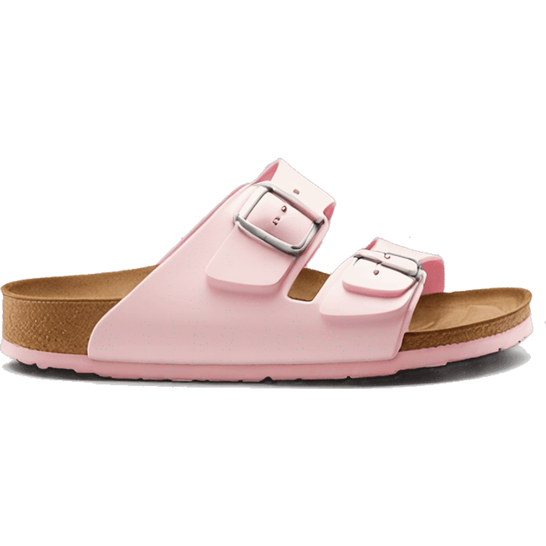 one light Pink Birkenstock emoji