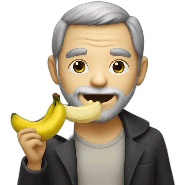 lula eating banano emoji