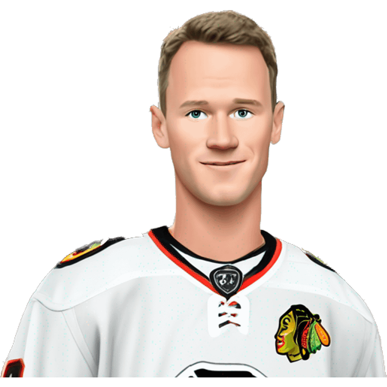 Jonathan Toews in front of the Eiffel Tower  emoji